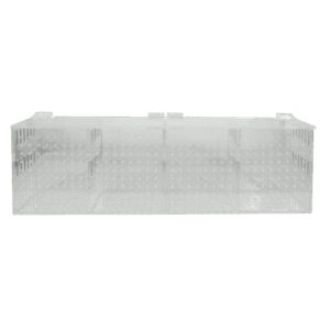 Caja de aclimatación con 4 compartimentos